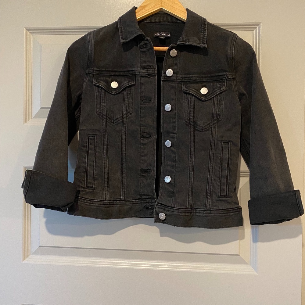 JCrew Mercantile Jacket, Black, XXS